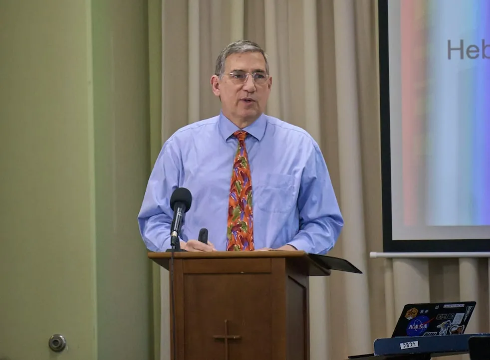 Minister Paul Condrell speaking at WCEC